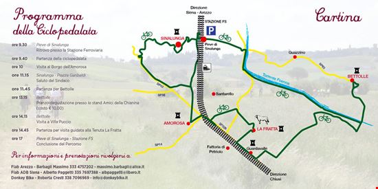 CICLOPEDALATA BORGHI E CHIANINA  Sinalunga